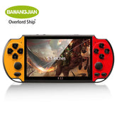 X7/X7Plus Portable Gaming Console, 4.3/5.1-Inch HD Screen, Portable Audio-Video Player, Classic Games, over 10,000 Free Built-
