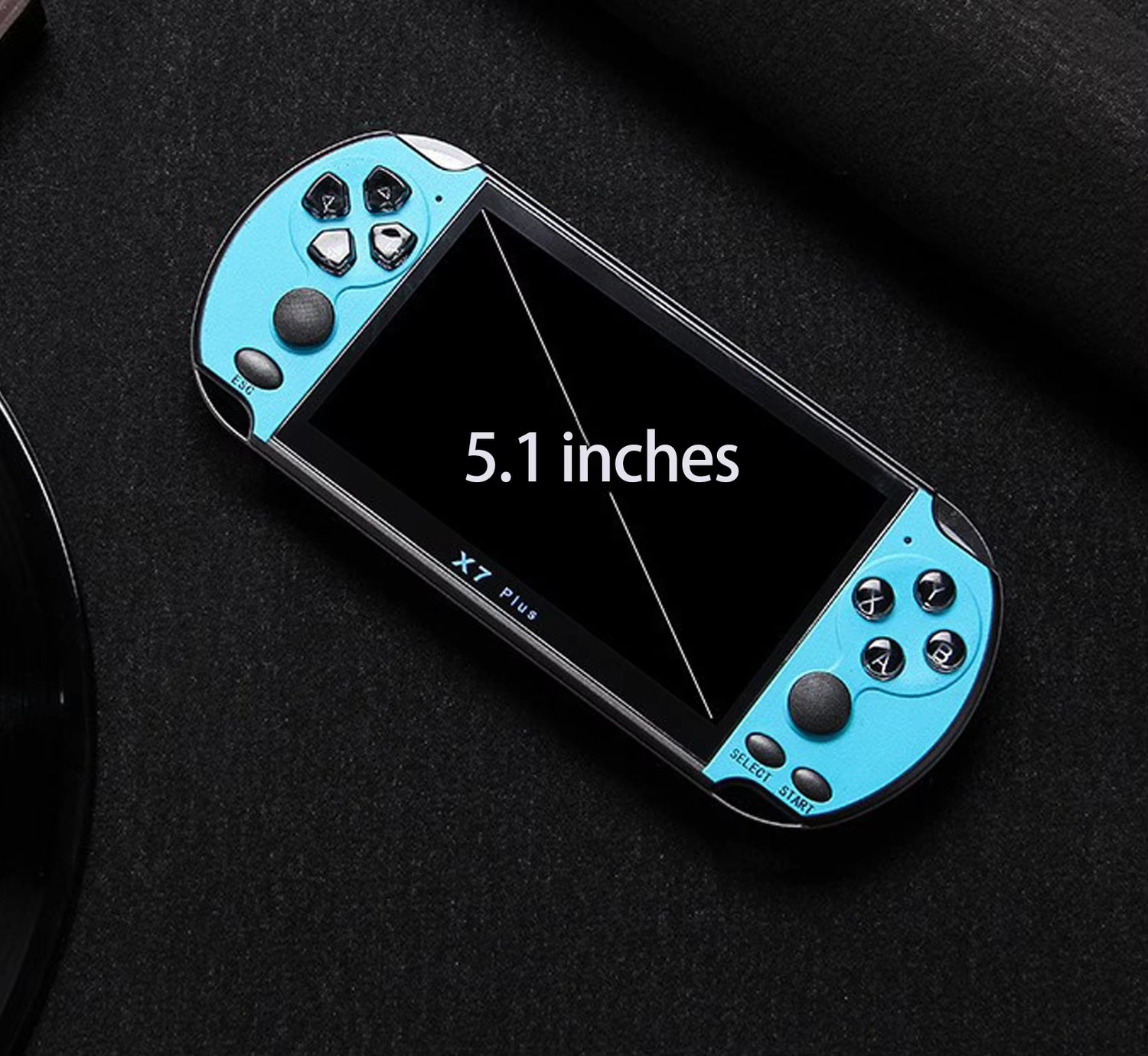 X7/X7Plus Portable Gaming Console, 4.3/5.1-Inch HD Screen, Portable Audio-Video Player, Classic Games, over 10,000 Free Built-