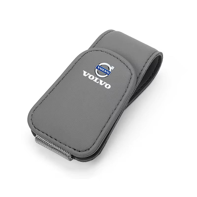Car Glasses Sun Visor Box Auto Sunglasses Clip Card Accessories for Volvo XC90 V90 V60 XC60 V40 S80 S60 S90 C40 XC40 V70 XC70