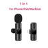 New Wireless Lavalier Microphone Portable Audio Video Recording Mini Mic for Iphone Android Live Broadcast Gaming Phone Mic