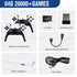 M15 Game Stick 4K Retro Video Game Console 64GB 20000+Games Handheld Game Console with Wireless Gamepads Controller HDMI Output