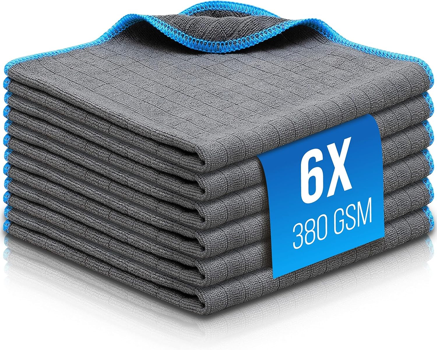 Filzada® 6X Panno Microfibra Auto - Panni Microfibra per La Cura Delle Auto 40X40Cm - Stracci Estremamente Assorbente