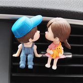 Couple Car Air Vent Freshener Perfume Clip Aromas Diffuser Decor Air Conditioning Perfume Clip Flavoring Valentine&