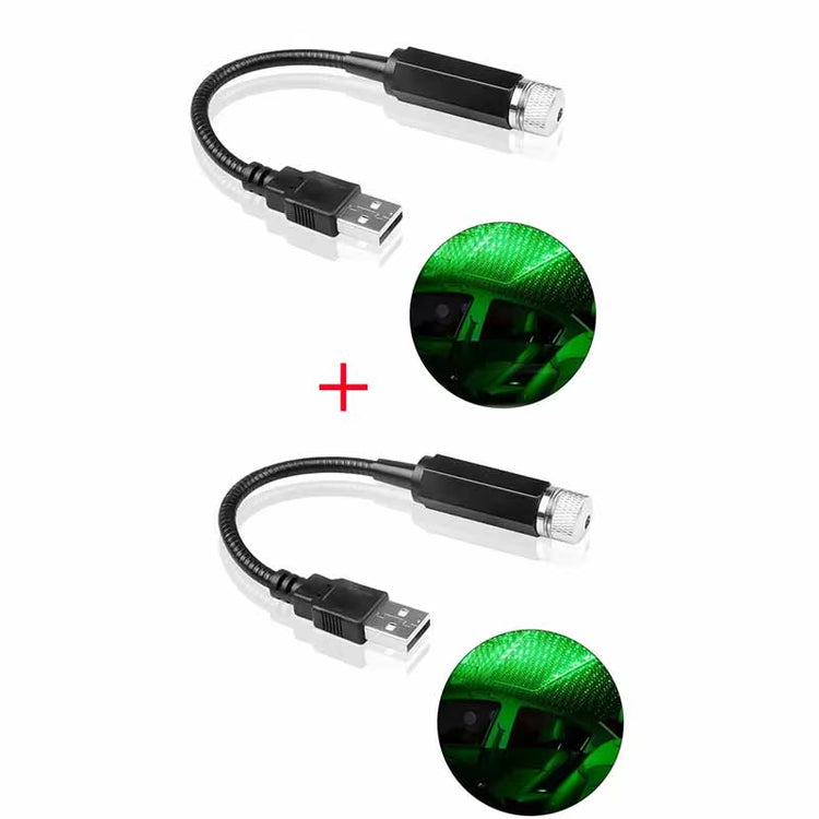 Mini LED Car Roof Star Night Light Projector Atmosphere Galaxy Lamp USB Decorative Adjustable for Auto Roof Room Ceiling Decor