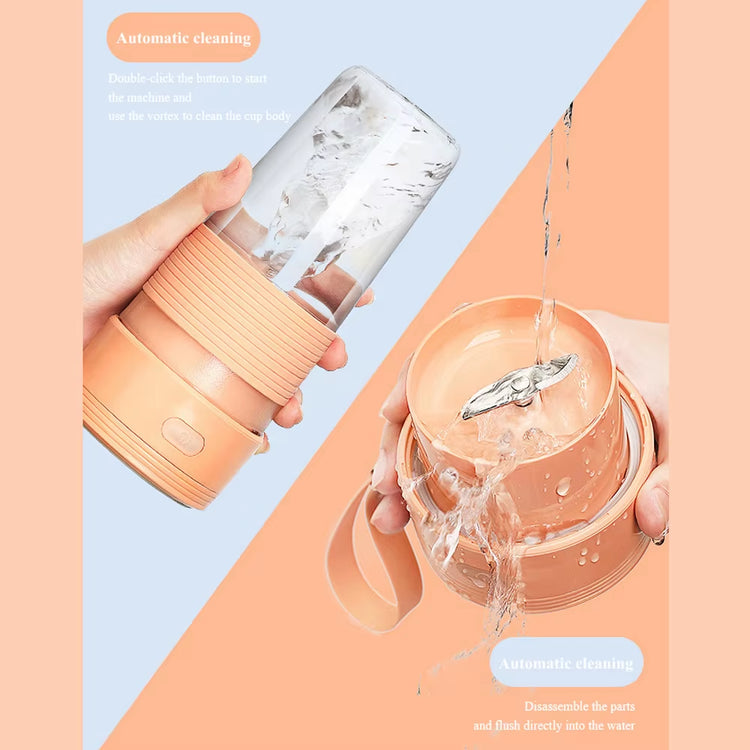 Wholesale OEM Factory Wireless Mini Juicer Waterproof Fruit Mixer Home Travel Office Juicer Blender Portable