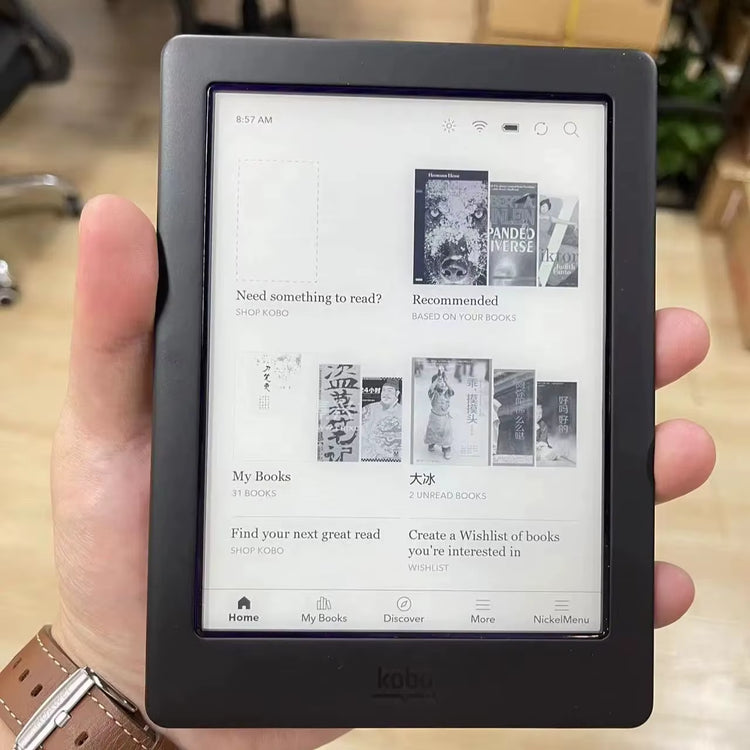 Kobo Glo HD 6" Ereader 300PPI KOBO N437 E-Ink Carta E-Book Reader 4G/16G/32G Touch Electronic Book 1448X1072 Kindle Onyx Tolino