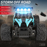 Remote Control Car RC Drift Racing 1:16 Vehicle off Road Alloy 2.4G Radio High-Speed Trucks with LED Light Climbing Gift Kid Toy