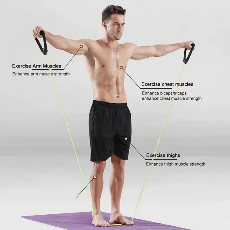 5 Levels Resistance Bands with Handles Training Resistance Pull up Band Gym Resistance Band Exercise Rubber LLD07