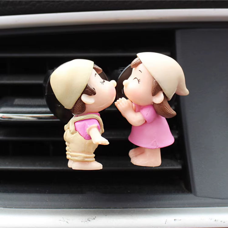 Couple Car Air Vent Freshener Perfume Clip Aromas Diffuser Decor Air Conditioning Perfume Clip Flavoring Valentine&