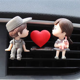 Couple Car Air Vent Freshener Perfume Clip Aromas Diffuser Decor Air Conditioning Perfume Clip Flavoring Valentine&