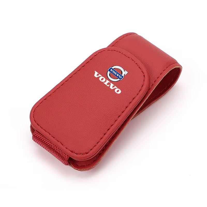 Car Glasses Sun Visor Box Auto Sunglasses Clip Card Accessories for Volvo XC90 V90 V60 XC60 V40 S80 S60 S90 C40 XC40 V70 XC70