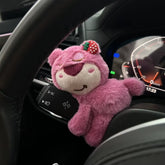 Car Cute Wiper Ornaments Plush Doll Capybara Panda Cat Turn Signal Switch Ornament Car Interior Decoration Accessories