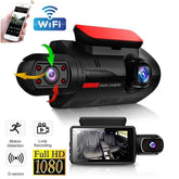 Dual Lens Dash Cam for Cars Black Box HD 1080P Car Video Recorder with WIFI Night Vision G-Sensor Loop Recording Dvr Car Camera