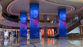 Full Color Indoor Outdoor Flexible Light Emitting Diode Video Wall Module Board for Various Shapes of Advertisement Bending