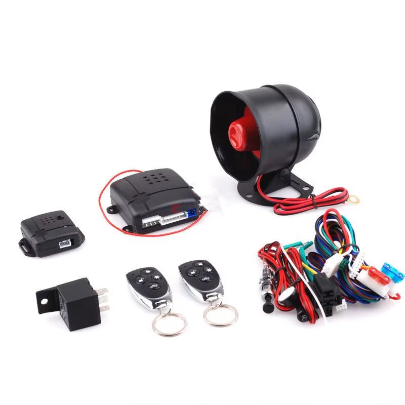 Car Anti-Theft Alarm 1-Way Vehicle Alarm System Protection Security System Keyless Entry Siren + 2 Remote Control Burglar Alarm