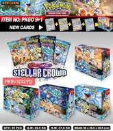 360Pcs Pokemon Destined Rivals Prismatic Evolutions Card Stellar Crown 151 Ultra Prism English Booster Battle Transaction Gifts