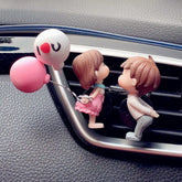 Couple Car Air Vent Freshener Perfume Clip Aromas Diffuser Decor Air Conditioning Perfume Clip Flavoring Valentine&