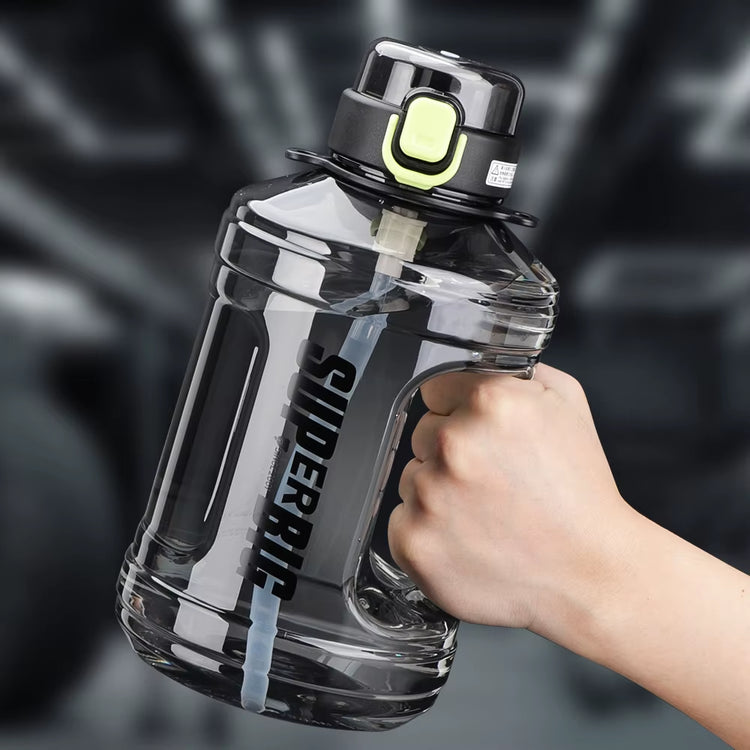 2.2 L Large Water Tritan Sports Running Plastic Bottle Gym Jug Custom Logo BPA Free Leakproof for Fitness Bottles Gallon Jugs