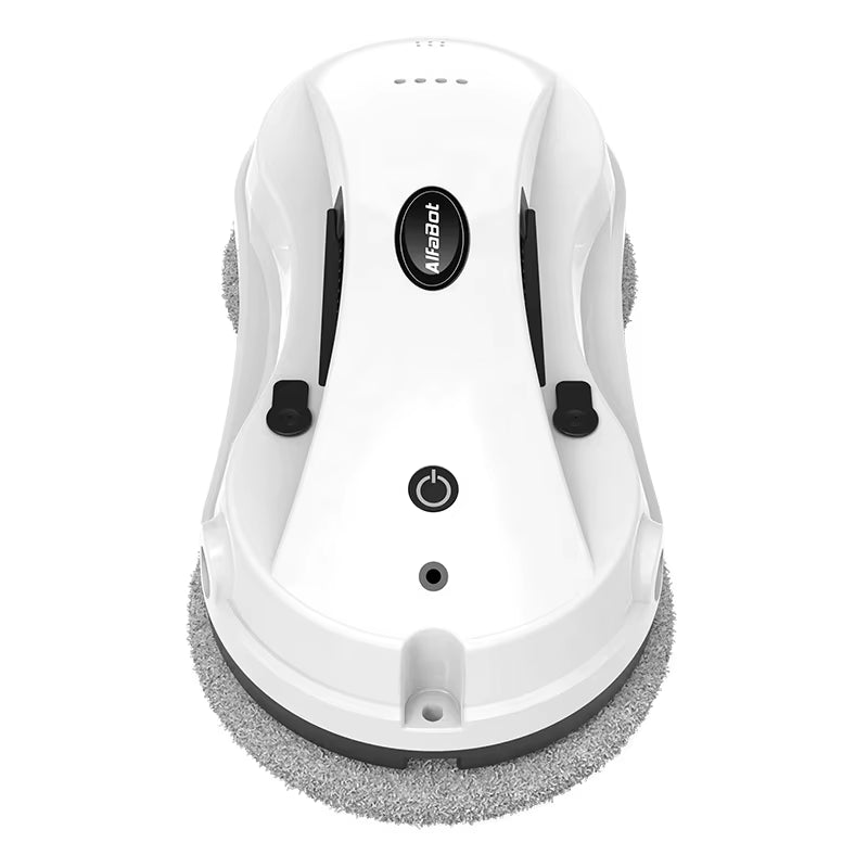 Alfabot Robot Window Cleaner with Safety Rope Remote Control Window Cleaner Indoor Outdoor Intelligent Electric Glass Cleaning