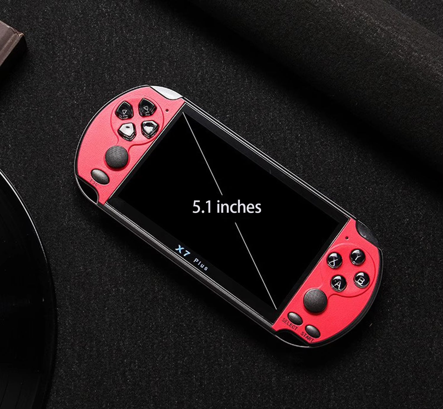 X7/X7Plus Portable Gaming Console, 4.3/5.1-Inch HD Screen, Portable Audio-Video Player, Classic Games, over 10,000 Free Built-