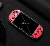 X7/X7Plus Portable Gaming Console, 4.3/5.1-Inch HD Screen, Portable Audio-Video Player, Classic Games, over 10,000 Free Built-