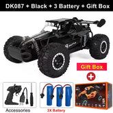 Remote Control Car RC Drift Racing 1:16 Vehicle off Road Alloy 2.4G Radio High-Speed Trucks with LED Light Climbing Gift Kid Toy