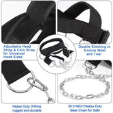 Head Neck Training Head Harness Body Strengh Exercise Strap Adjustable Neck Power Training Gym Fitness Weight Bearing Cap