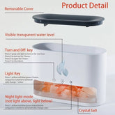 250Ml Air Humidifier Electric Ultrasonic USB 7 Color Flame Humidifier Essential Oil Fire Aroma Diffusers