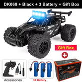 Remote Control Car RC Drift Racing 1:16 Vehicle off Road Alloy 2.4G Radio High-Speed Trucks with LED Light Climbing Gift Kid Toy