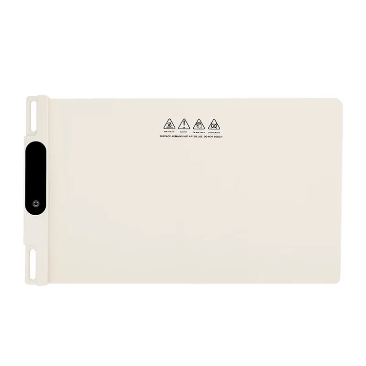 Hot Dish Electric Square Rice Plate Non-Slip Silicone Flexible Chopping Board Rollable Foldable Dining Table Constant Heating