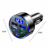 5 Ports USB Car Charge 250W Quick 7A Mini Fast Charging for Iphone 11 Xiaomi Huawei Mobile Phone Charger Adapter in Car