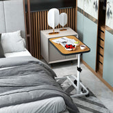 Tavolino Con Ruote Piroettanti Altezza Regolabile a 9 Posizioni Piano Inclinabile, Tavolino Porta PC 61X43,5X93Cm 2 Colori