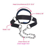 Head Neck Training Head Harness Body Strengh Exercise Strap Adjustable Neck Power Training Gym Fitness Weight Bearing Cap