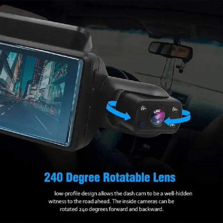 Dual Lens Dash Cam for Cars Black Box HD 1080P Car Video Recorder with WIFI Night Vision G-Sensor Loop Recording Dvr Car Camera