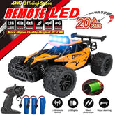 Remote Control Car RC Drift Racing 1:16 Vehicle off Road Alloy 2.4G Radio High-Speed Trucks with LED Light Climbing Gift Kid Toy