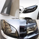 Smoke Matte Black Headlight Film Taillight Tint Fog Light Vinyl Film Rear Lamp Tinting Film for Vehicle Motorcycle Light