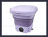 Portable Small Foldable Washing Machine with Spin Dryer for Socks Underwear Washer Household Mini Washing Machine EU Plug