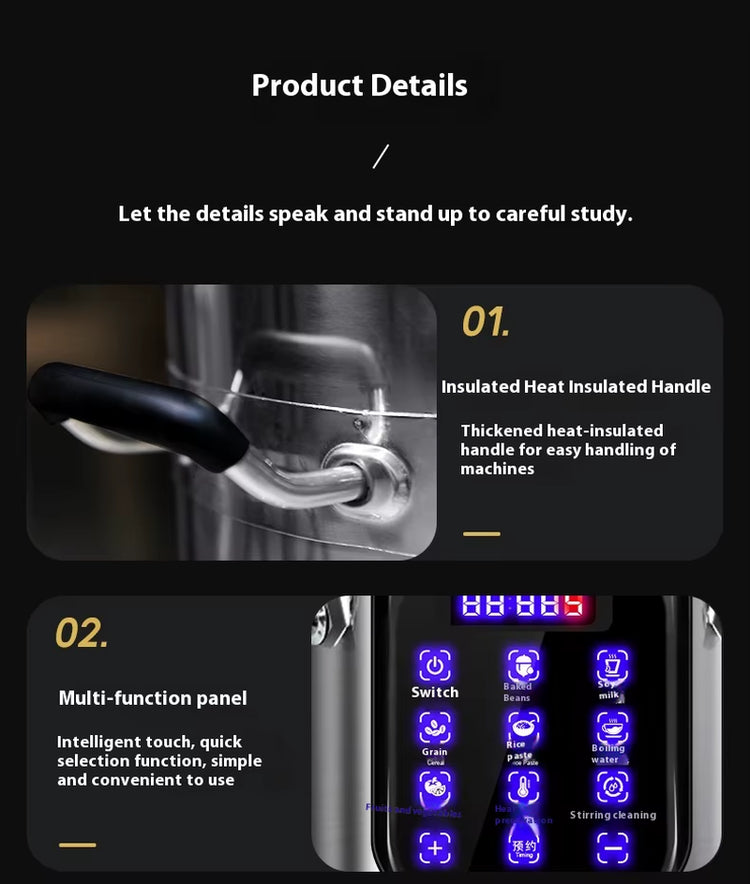 Industrial Soybean Milk Extractor Machine Efficient Soybean Grinder for Home or Commercial Use