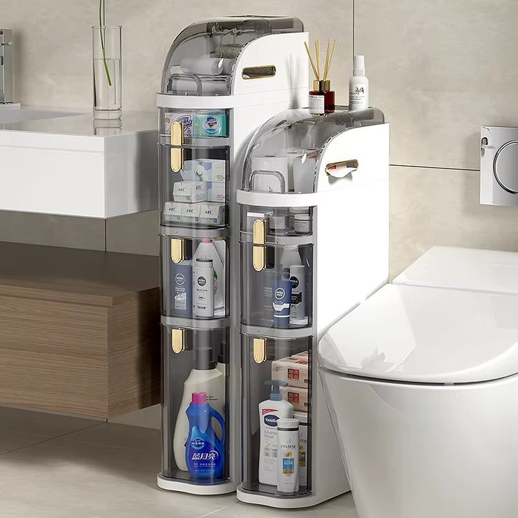 Wholesale 2-5 Layers Slit Plastic Flip Top Storage Drawer Cabinet Kitchen Bathroom Household Shelf for Storage Boxes & Bins