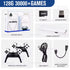 M15 Game Stick 4K Retro Video Game Console 64GB 20000+Games Handheld Game Console with Wireless Gamepads Controller HDMI Output