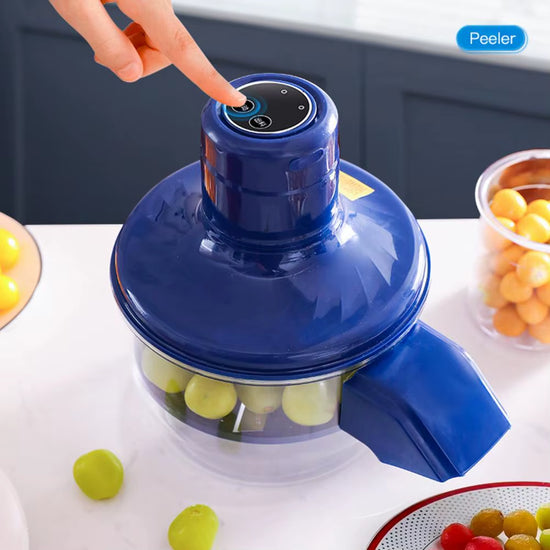 Household Rechargeable Fruit Peeling Machine Automatic Small Fruit Garlic Peeler Machine Electric Fruit Garlic Peeling Machine