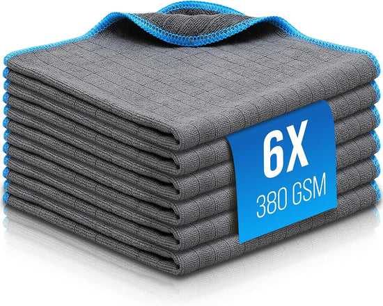 Filzada® 6X Panno Microfibra Auto - Panni Microfibra per La Cura Delle Auto 40X40Cm - Stracci Estremamente Assorbente