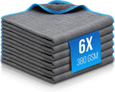 Filzada® 6X Panno Microfibra Auto - Panni Microfibra per La Cura Delle Auto 40X40Cm - Stracci Estremamente Assorbente