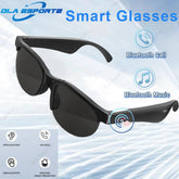 New Smart Glasses Men Bluetooth 5.3 Earphones Anti-Blu-Ray Stereo Headset Dual Speaker Touch Music Control Headphone Sunglasses
