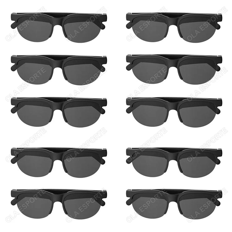 New Smart Glasses Men Bluetooth 5.3 Earphones Anti-Blu-Ray Stereo Headset Dual Speaker Touch Music Control Headphone Sunglasses