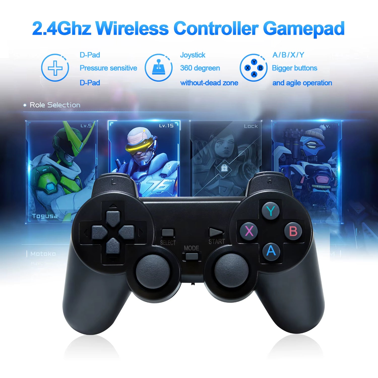 GD10 plus Game Console 4K 3D X2 plus Gaming HD Output TV Game Play 2.4G Dual Handle Portable Video Game Console for PS1 N64