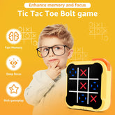 Electronic TIC-TAC-TOE Game Bolt Chess Video Game Consoles Children Puzzle Toys Portable Handheld Board Game Toys Kids Gifts