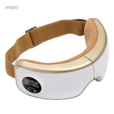 Pangao Wireless Digital 3D Smart Electric Heated Vibrating Relax Eye Care Massager Glasses for Eyes Strain