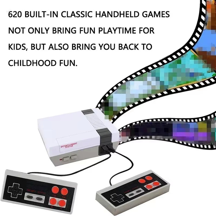 4 Button Controller Gamepad for 8 Bit Retro Video Game Consoles Hdmi-Compatible Mini Stick Built in 620 Games Dual Classic