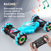 Gesture-Sensing Stunt Remote Control Car Lights and Music One-Click Transformation Toy Car Children&
